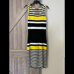 Bellario New York tank bodycon Stripe Dress 6
